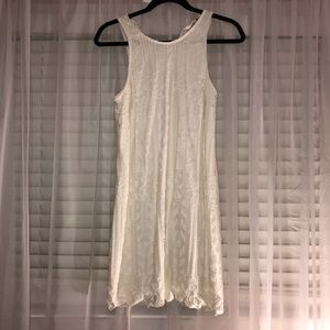 SPEECHLESS LACE SHIFT DRESS